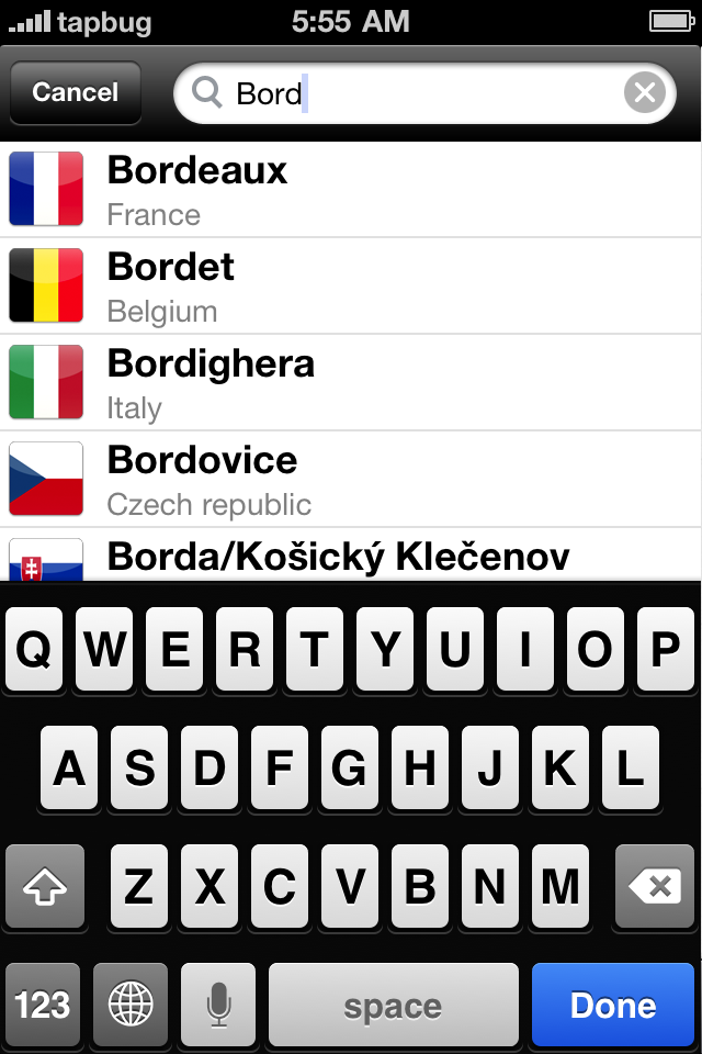 iPhone Screenshot 1